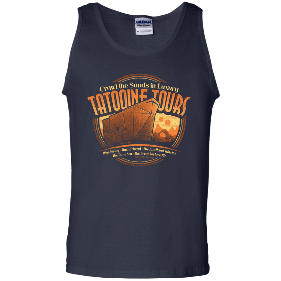 T-Shirts Navy / S Tatooine Tours Men's Tank Top