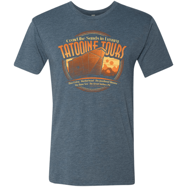 T-Shirts Indigo / S Tatooine Tours Men's Triblend T-Shirt