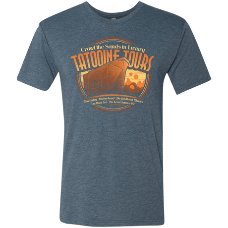 T-Shirts Indigo / S Tatooine Tours Men's Triblend T-Shirt