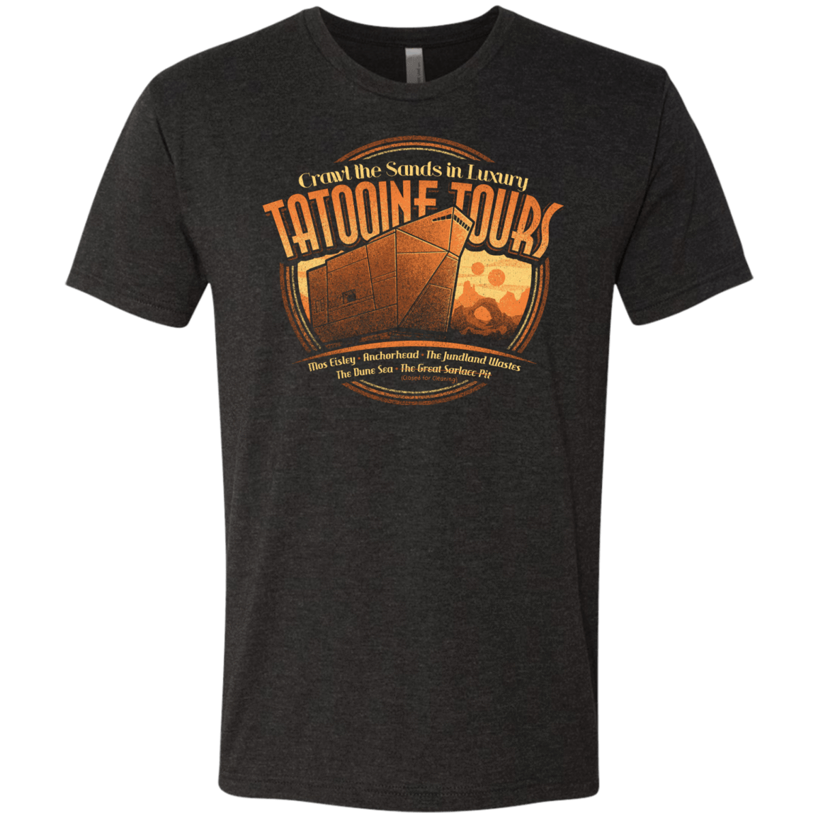 T-Shirts Vintage Black / S Tatooine Tours Men's Triblend T-Shirt