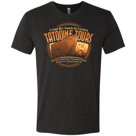 T-Shirts Vintage Black / S Tatooine Tours Men's Triblend T-Shirt