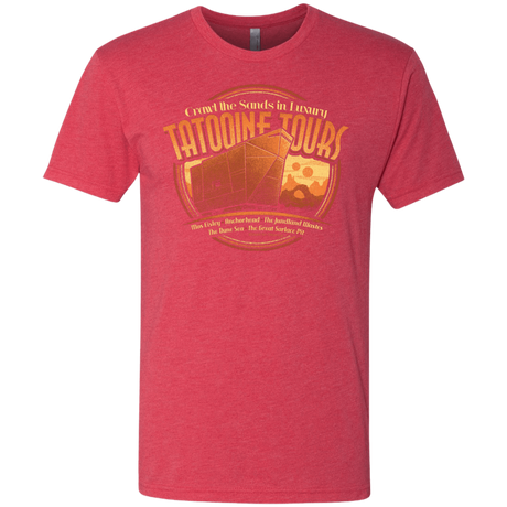 T-Shirts Vintage Red / S Tatooine Tours Men's Triblend T-Shirt