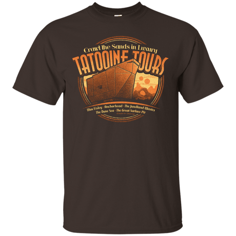 T-Shirts Dark Chocolate / S Tatooine Tours T-Shirt