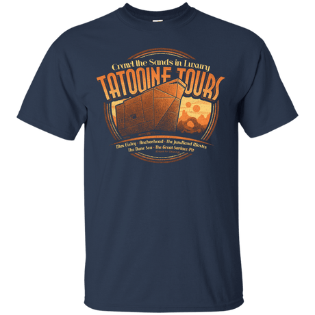 T-Shirts Navy / S Tatooine Tours T-Shirt