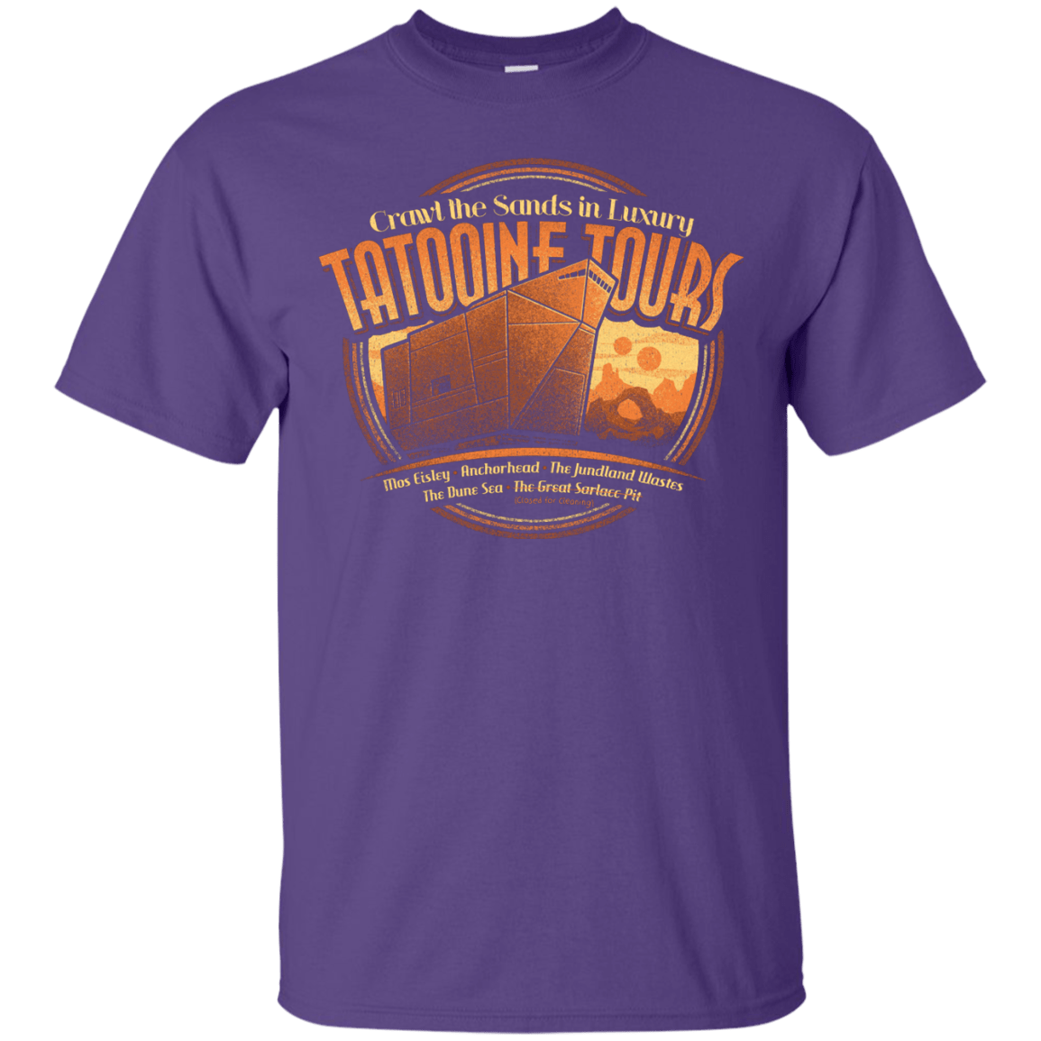 T-Shirts Purple / S Tatooine Tours T-Shirt