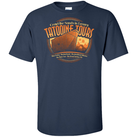 T-Shirts Navy / XLT Tatooine Tours Tall T-Shirt