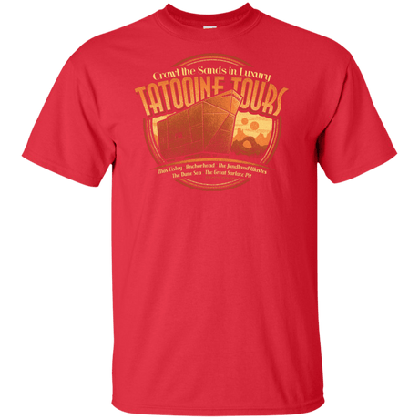 T-Shirts Red / XLT Tatooine Tours Tall T-Shirt