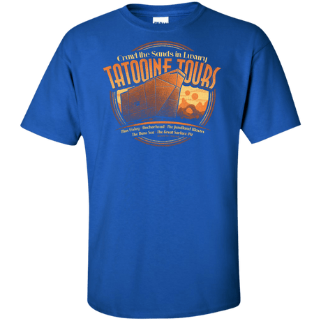T-Shirts Royal / XLT Tatooine Tours Tall T-Shirt