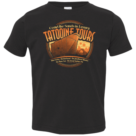 T-Shirts Black / 2T Tatooine Tours Toddler Premium T-Shirt