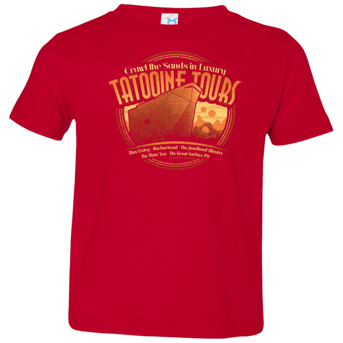 T-Shirts Red / 2T Tatooine Tours Toddler Premium T-Shirt