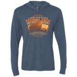 T-Shirts Indigo / X-Small Tatooine Tours Triblend Long Sleeve Hoodie Tee