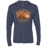 T-Shirts Vintage Navy / X-Small Tatooine Tours Triblend Long Sleeve Hoodie Tee