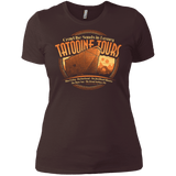 T-Shirts Dark Chocolate / X-Small Tatooine Tours Women's Premium T-Shirt