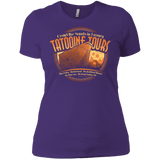 T-Shirts Purple Rush/ / X-Small Tatooine Tours Women's Premium T-Shirt