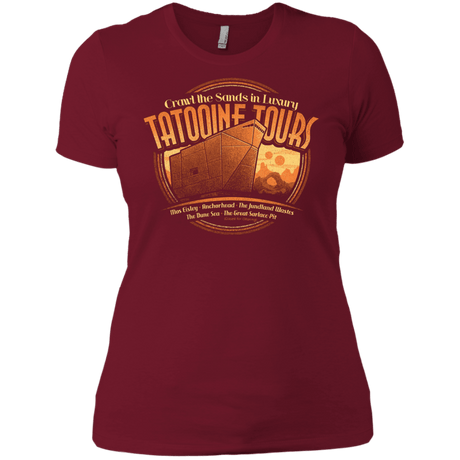T-Shirts Scarlet / X-Small Tatooine Tours Women's Premium T-Shirt