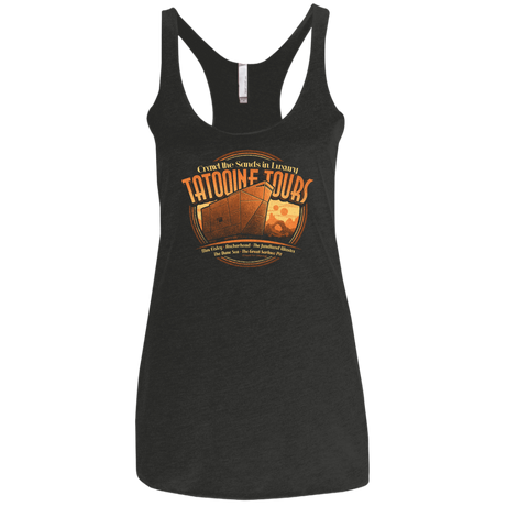 T-Shirts Vintage Black / X-Small Tatooine Tours Women's Triblend Racerback Tank