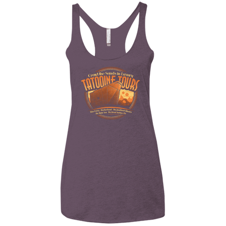 T-Shirts Vintage Purple / X-Small Tatooine Tours Women's Triblend Racerback Tank