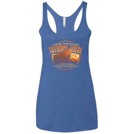 T-Shirts Vintage Royal / X-Small Tatooine Tours Women's Triblend Racerback Tank
