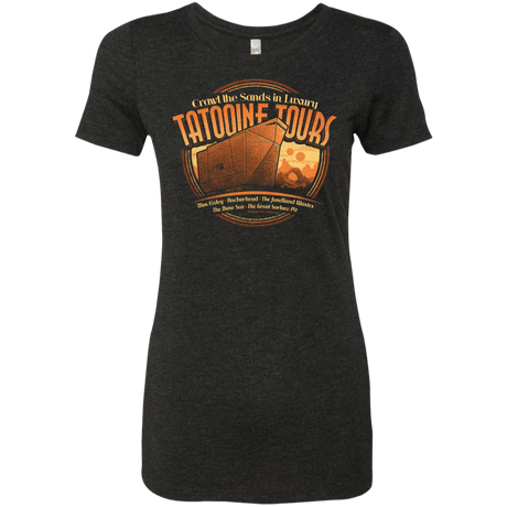 T-Shirts Vintage Black / S Tatooine Tours Women's Triblend T-Shirt