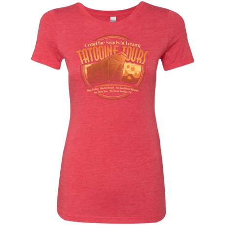 T-Shirts Vintage Red / S Tatooine Tours Women's Triblend T-Shirt