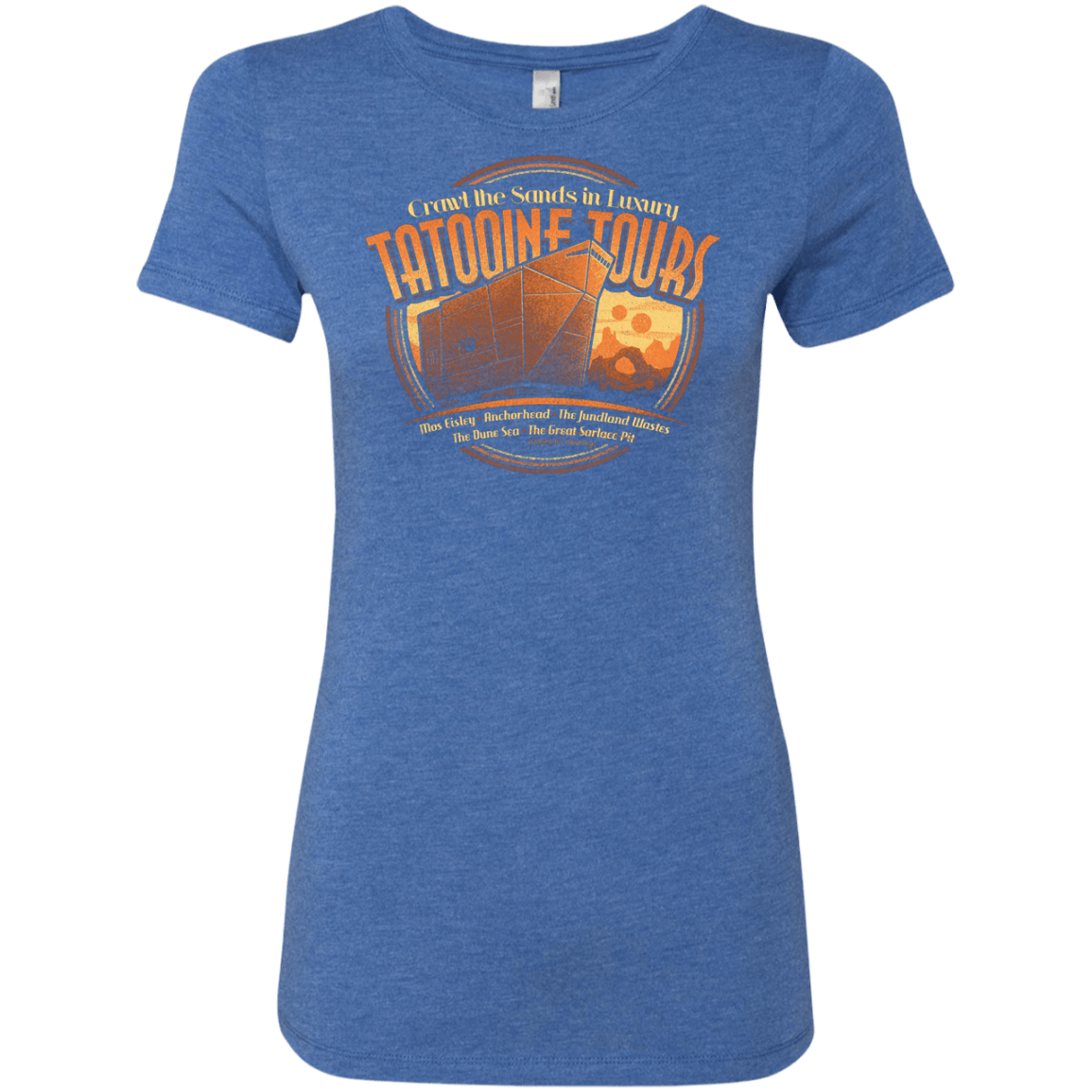 T-Shirts Vintage Royal / S Tatooine Tours Women's Triblend T-Shirt