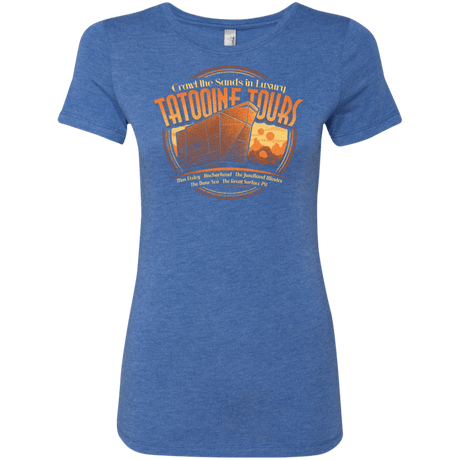 T-Shirts Vintage Royal / S Tatooine Tours Women's Triblend T-Shirt