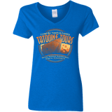 T-Shirts Royal / S Tatooine Tours Women's V-Neck T-Shirt