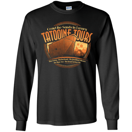 T-Shirts Black / YS Tatooine Tours Youth Long Sleeve T-Shirt