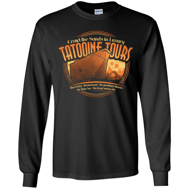 T-Shirts Black / YS Tatooine Tours Youth Long Sleeve T-Shirt