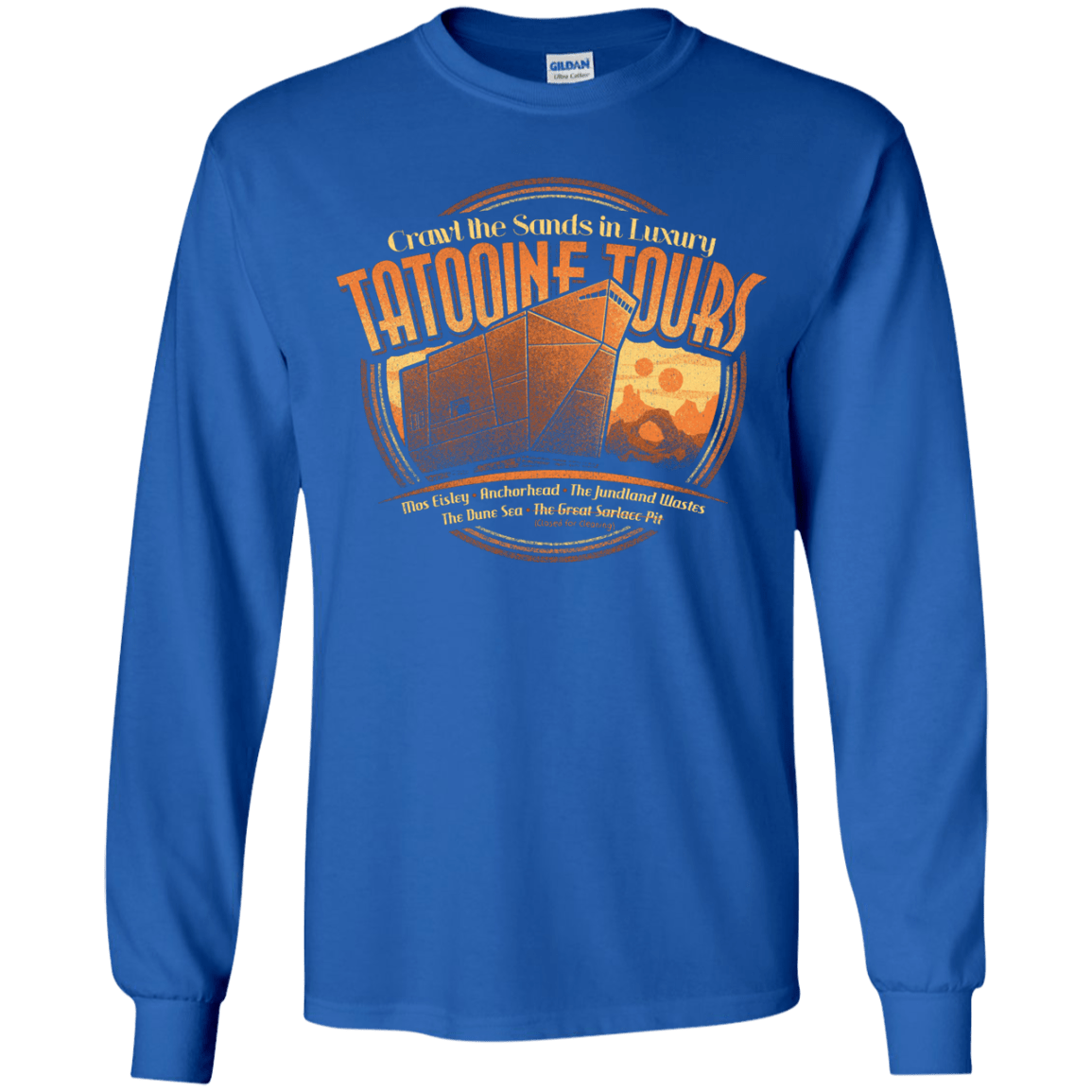 T-Shirts Royal / YS Tatooine Tours Youth Long Sleeve T-Shirt