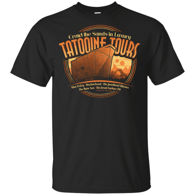 T-Shirts Black / YXS Tatooine Tours Youth T-Shirt