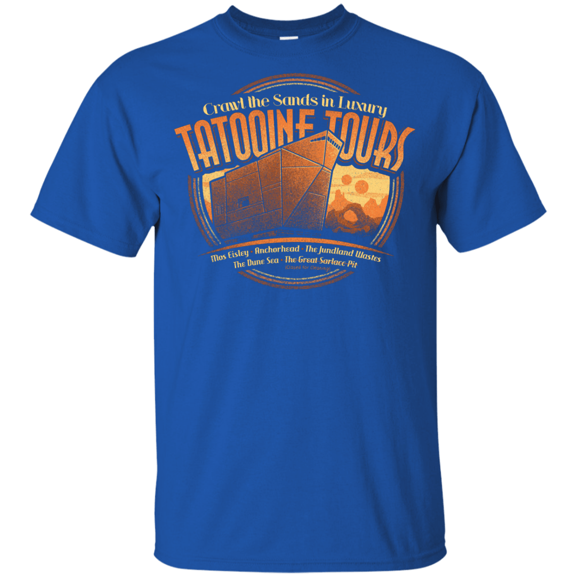 T-Shirts Royal / YXS Tatooine Tours Youth T-Shirt