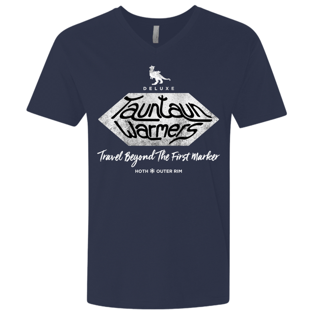 T-Shirts Midnight Navy / X-Small Tauntaun Warmers Men's Premium V-Neck