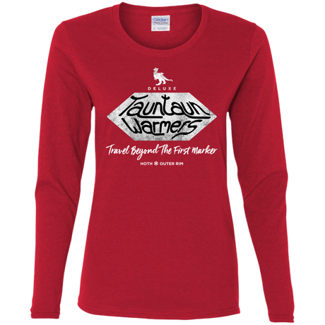 T-Shirts Red / S Tauntaun Warmers Women's Long Sleeve T-Shirt