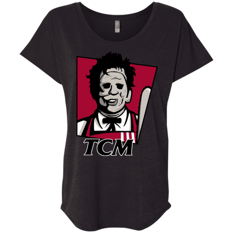 T-Shirts Vintage Black / X-Small TCM Triblend Dolman Sleeve