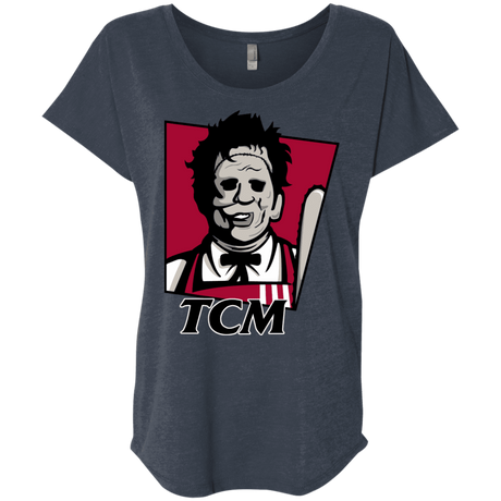 T-Shirts Vintage Navy / X-Small TCM Triblend Dolman Sleeve