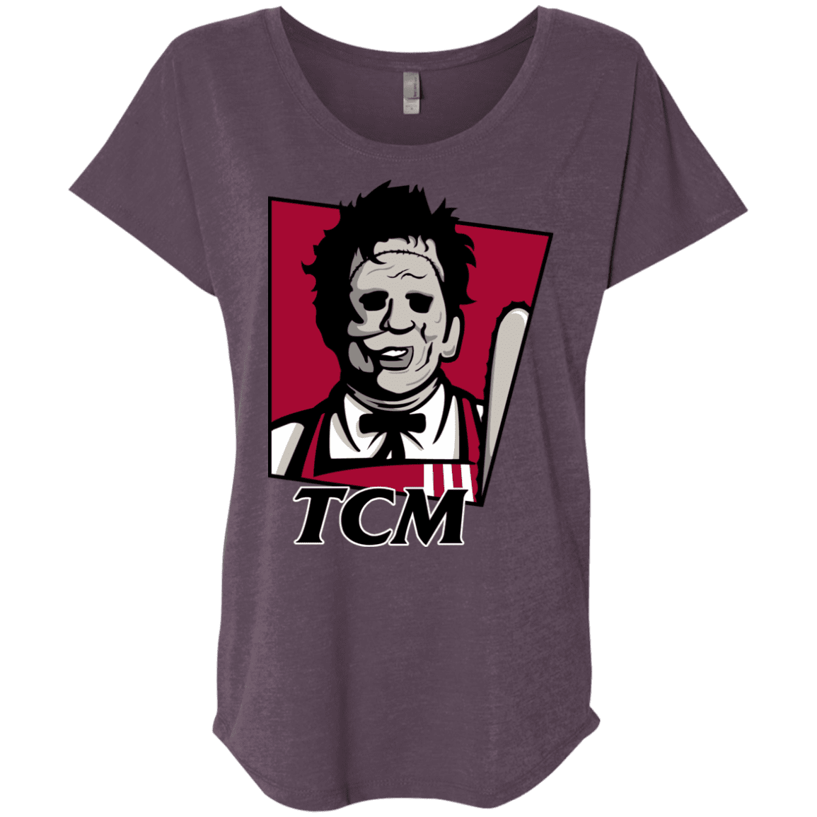 T-Shirts Vintage Purple / X-Small TCM Triblend Dolman Sleeve