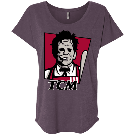 T-Shirts Vintage Purple / X-Small TCM Triblend Dolman Sleeve