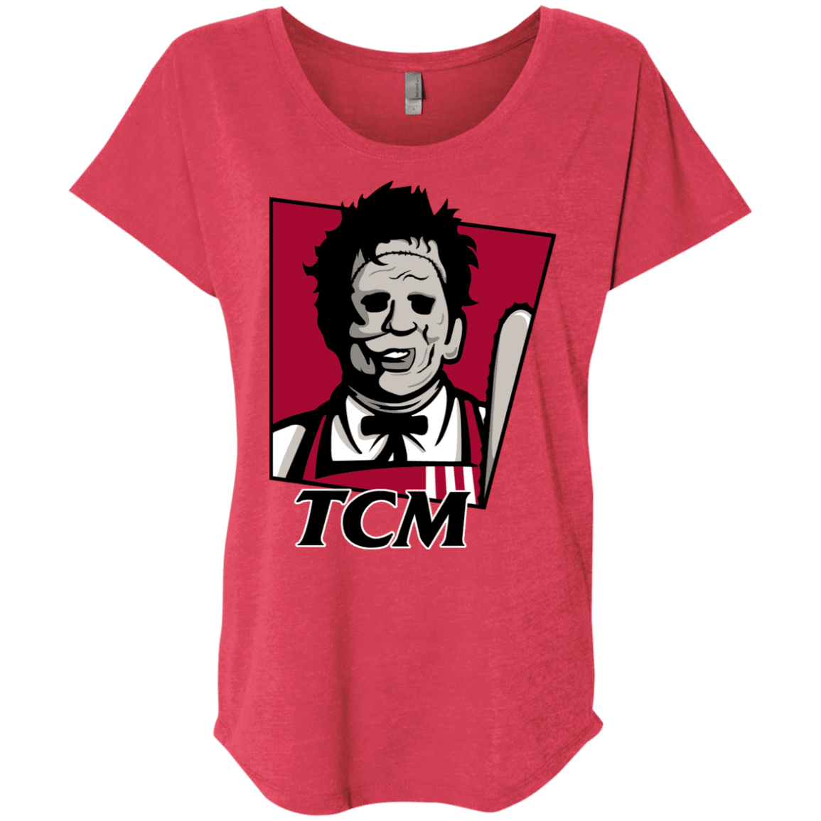 T-Shirts Vintage Red / X-Small TCM Triblend Dolman Sleeve