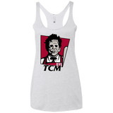 T-Shirts Heather White / X-Small TCM Women's Triblend Racerback Tank