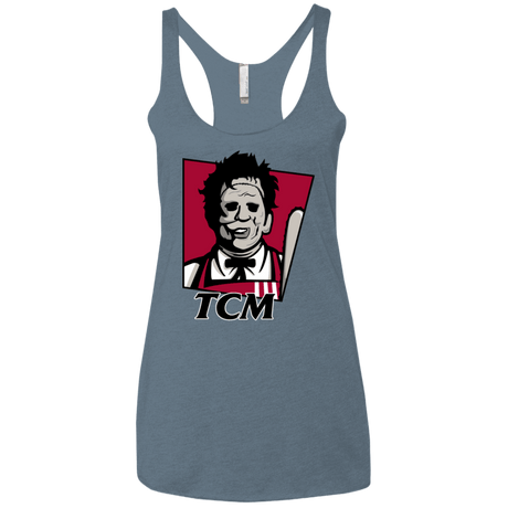 T-Shirts Indigo / X-Small TCM Women's Triblend Racerback Tank
