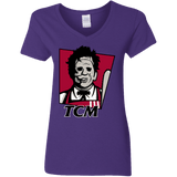 T-Shirts Purple / S TCM Women's V-Neck T-Shirt