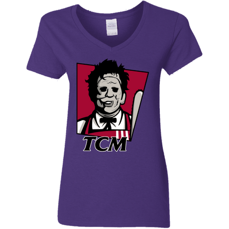 T-Shirts Purple / S TCM Women's V-Neck T-Shirt