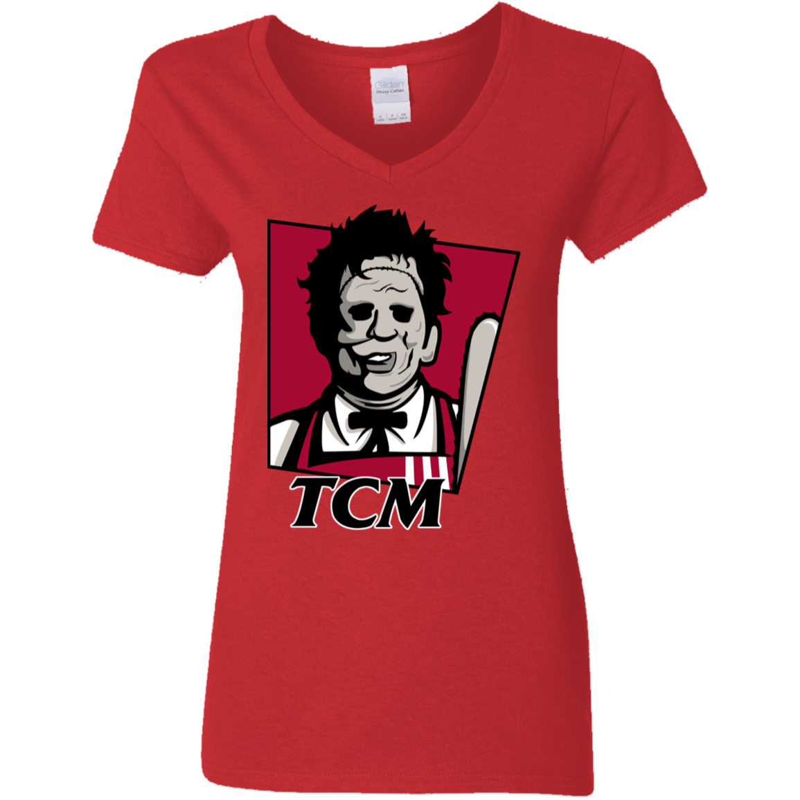 T-Shirts Red / S TCM Women's V-Neck T-Shirt