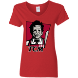 T-Shirts Red / S TCM Women's V-Neck T-Shirt