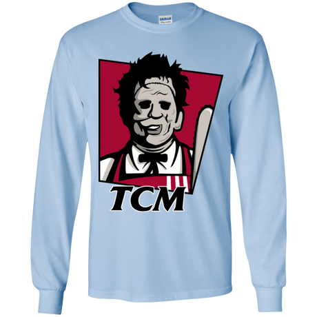 T-Shirts Light Blue / YS TCM Youth Long Sleeve T-Shirt