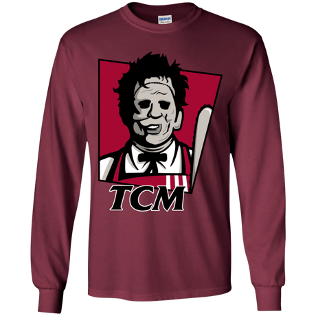 T-Shirts Maroon / YS TCM Youth Long Sleeve T-Shirt