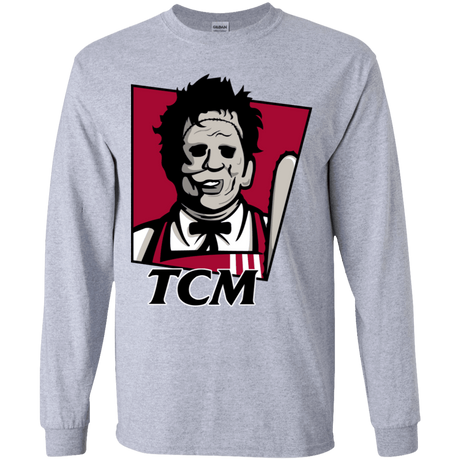 T-Shirts Sport Grey / YS TCM Youth Long Sleeve T-Shirt