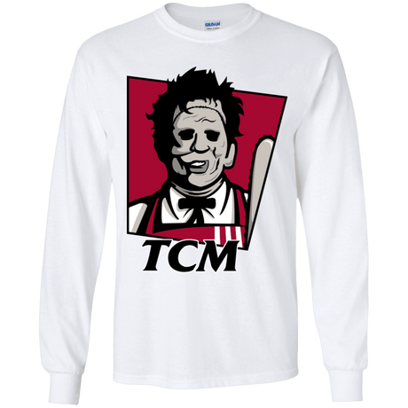 T-Shirts White / YS TCM Youth Long Sleeve T-Shirt