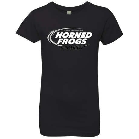 T-Shirts Black / YXS TCU Dilly Dilly Girls Premium T-Shirt